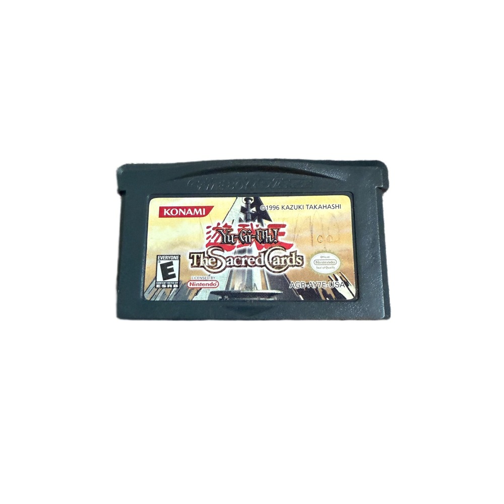 Yu-Gi-Oh! The Sacred Cards Nintendo Game Boy Advance GBA Konami AGB-AY7E-USA
